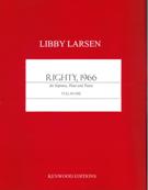 Righty, 1966 : For Soprano, Flute and Piano (2007) [Download].