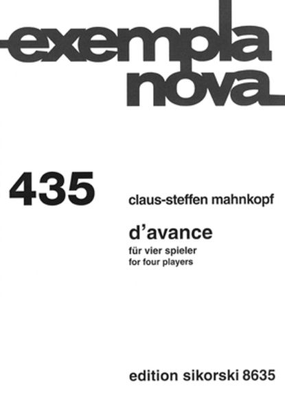 Avance : Für Vier Spieler (1996/97).