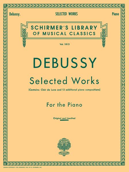 Selected Works : For Piano.