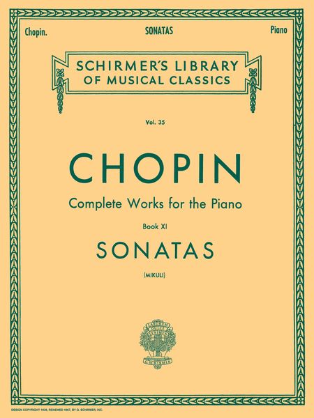 Sonatas : For Piano / edited by Mikuli.