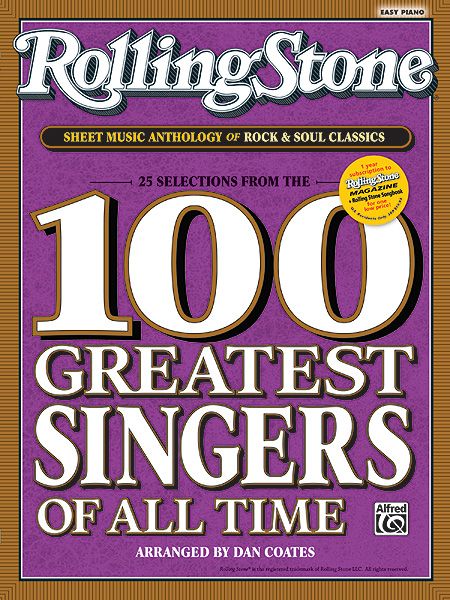 25 Selections From The 100 Greatest Singers Of All Time 
arr. Dan Coates.