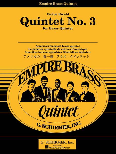 Quintet No. 3 : For Two Trumpets, Horn, Trombone And Tuba.