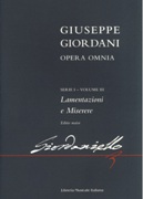 Lamentazioni E Miserere : Editio Maior / edited by Ugo Gironacci and Italo Vescovo.