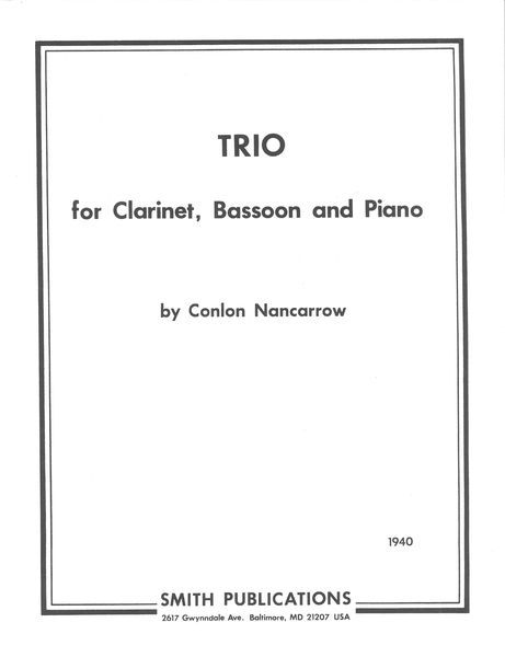 Trio For Clarinet, Bassoon and Piano (1942).