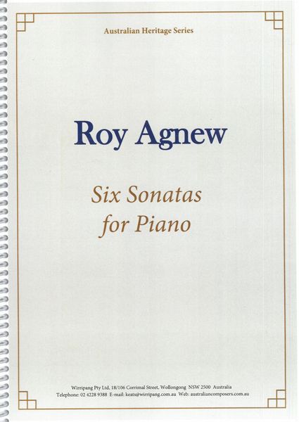 Six Sonatas : For Piano.