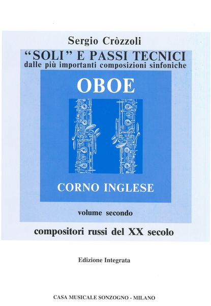 Soli E Passi Tecnici Dalle Piu Importanti Composizioni Sinfoniche : Oboe, Vol. 2.
