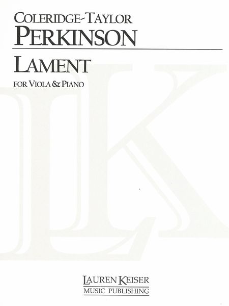 Lament : For Viola and Piano.