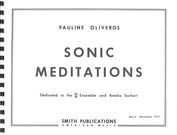 Sonic Meditations I-XXV.
