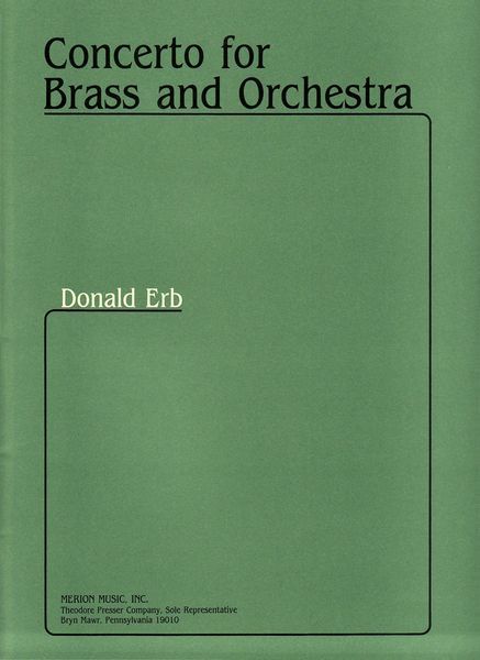Concerto : For Brass and Orchestra.