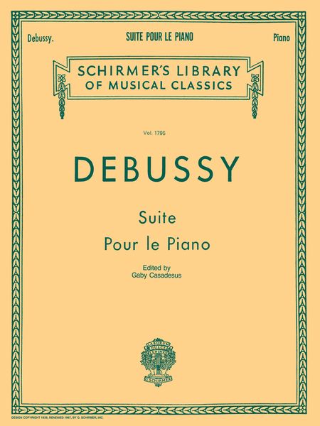 Suite Pour le Piano / edited by Gaby Casadesus.