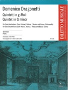 Quintett In G-Moll : Für Solo-Kontrabass (Solo-Violine), Violine, 2 Violen und Basso (Violoncello).