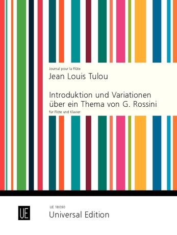 Introduktion und Variationen Ueber Ein Thema Von Rossini, Op. 55 : Für Flöte und Kl.