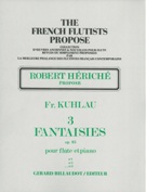 3 Fantaisies, Op. 95 - No. 3 : For Flute and Piano / arranged by Robert Heriche.