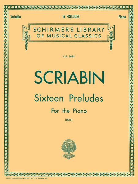 16 Preludes For Piano.