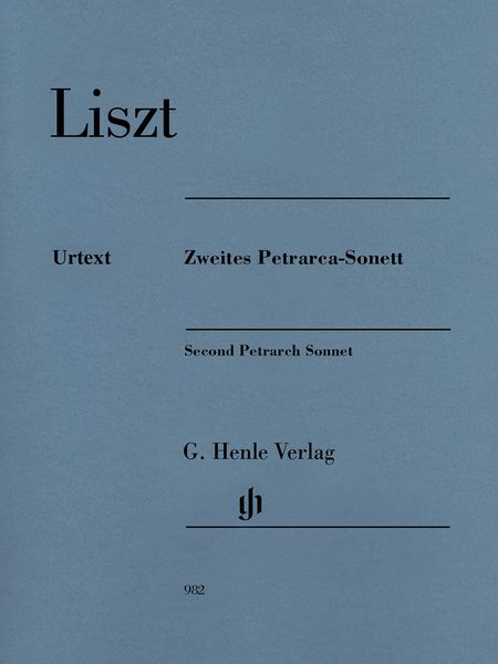Zweites Petrarca-Sonett == Second Petrarach Sonnet : For Piano / edited by Ernst Herttrich.