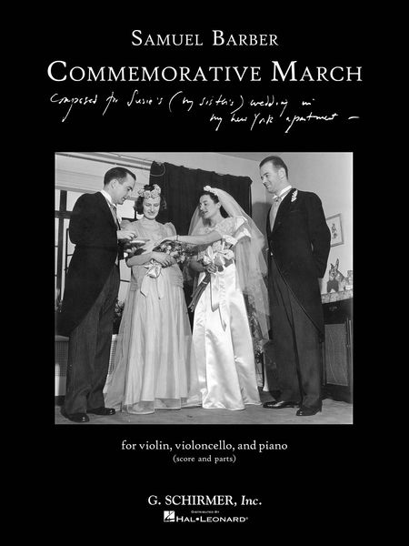 Commemorative March : For Violin, Violoncello and Piano / edited by David Flachs.