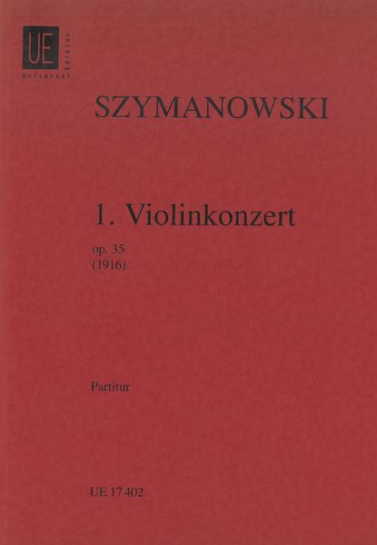 Violin Concerto No. 1, Op. 35 (1916).