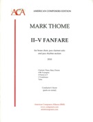 II-V Fanfare : For Brass Choir, Jazz Clarinet Solo and Jazz Rhythm Section (2010).