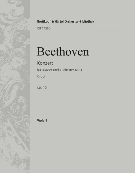 Concerto No. 1 In C Major, Op. 15 : For Piano and Orchestra - Viola Part.