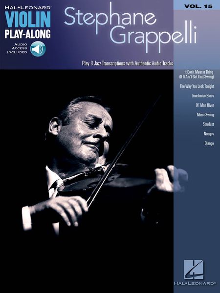 Stephane Grappelli : Play 8 Jazz transcriptions With Authentic CD Tracks.
