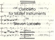 Concerto : For Mallets.