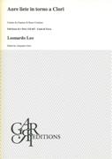 Aure Liete Intorno A Clori : Cantata For Soprano and Basso Continuo / edited by Alejandro Garri.