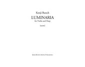 Luminaria : For Violin and Harp (2002).