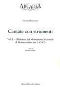 Cantate Con Strumenti, Vol. 1 / edited by Michele Vannelli.