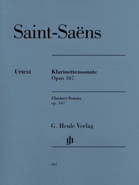 Klarinettensonate, Op. 167 / edited by Peter Jost.
