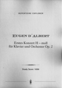 Erstes Konzert (H-Moll), Op. 2 : Für Klavier und Orchester - reduction For Two Pianos.