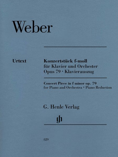Konzertstück F-Moll, Op. 79 : Für Klavier und Orchester - Piano reduction / ed. by Ernst Herttrich.
