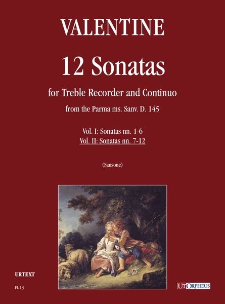 12 Sonatas : For Treble Recorder and Continuo, Vol. 2, Sonatas 7-12 / edited by Nicola Sansone.