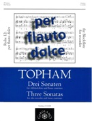 Drei Sonaten : Für Altblockflöte und Basso Continuo / edited by Martin Nitz.