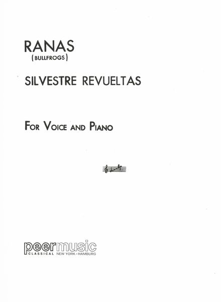 Ranas : For Voice and Piano.