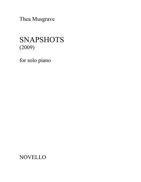 Snapshots : For Solo Piano (2009).