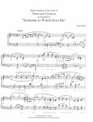 Theme and Three Variations On George Gershwin's Someone To Watch Over Me : For Piano.