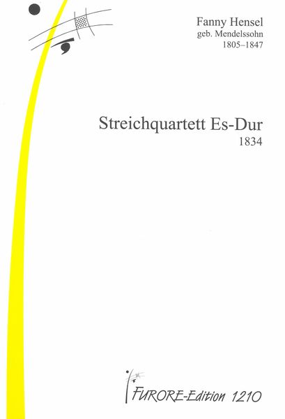 Streichquartett Es-Dur / edited by Renate Eggebrecht-Kupsa.