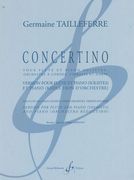 Concertino : Pour Flute Et Piano Solistes, Orchestre A Cordes, Timbales Et Harpe - Piano reduction.