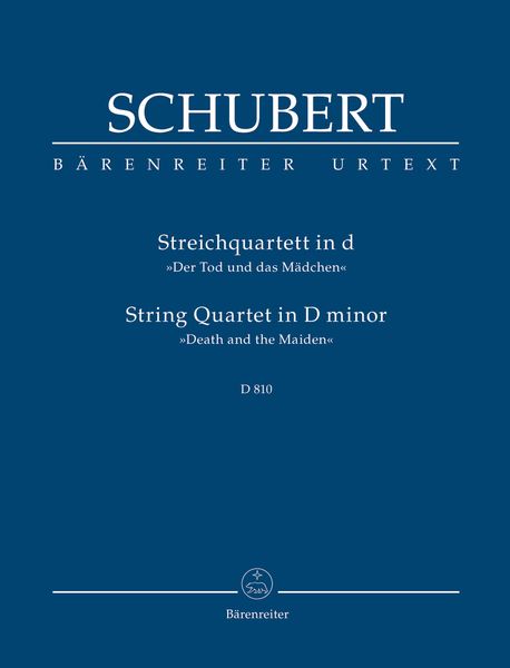 String Quartet In D Minor, D. 810 (Death and The Maiden) / ed. by Werner Aderhold.