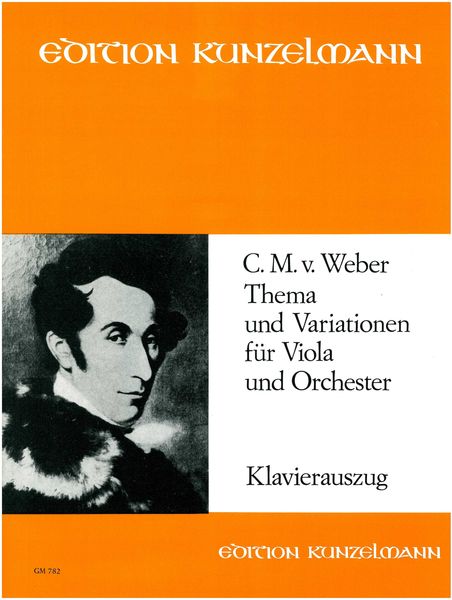 Theme and Variations : For Viola and Piano.