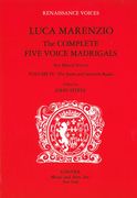 Complete Five Voice Madrigals : For Mixed Voices - Vol. 4 : 6th & 7th Books.