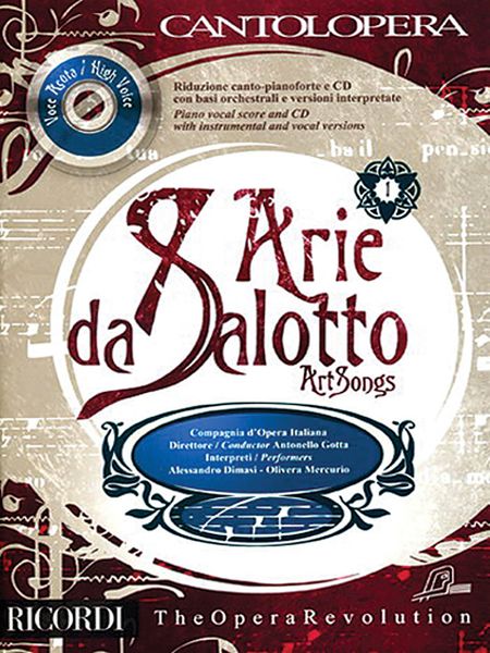 Arie Da Salotto, Vol. 1 : For High Voice.