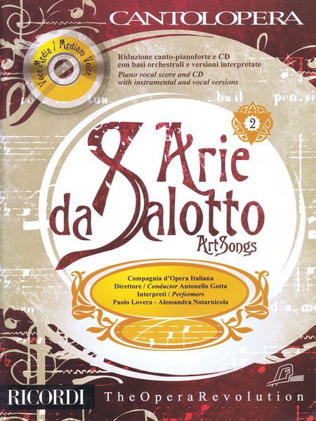 Arie Da Salotto, Vol. 2 : For Medium Voice.