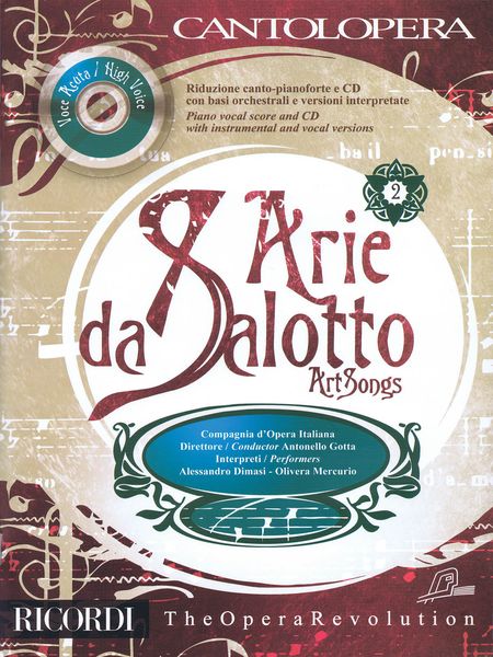 Arie Da Salotto, Vol. 2 : For High Voice.