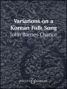 Variations On A Korean Folk Song : For Band.