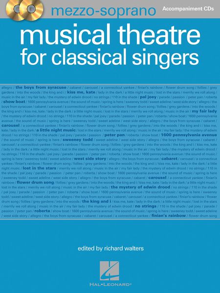 Musical Theatre For Classical Singers : Mezzo Edition - Accompaniment CDs / ed. Richard Walters.