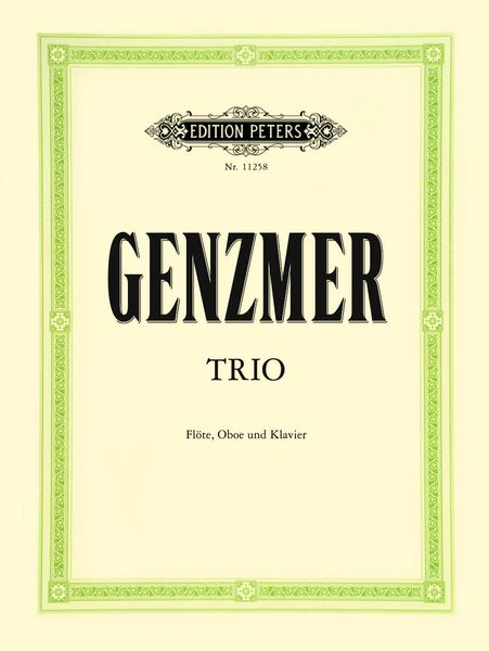 Trio : Für Flöte, Oboe und Klavier (1993).