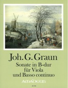 Sonate In B-Dur : Für Viola und Basso Continuo / edited by Michael Jappe.