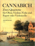 Zwei Quartette : Für Oboe, Violine, Viola und Fagott Oder Violoncello / edited by Bernhard Päuler.