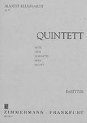 Quintett, Op. 79 : Für Flöte, Oboe, Klarinette, Horn und Fagott.